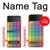 W3942 LGBTQ Rainbow Plaid Tartan Hülle Schutzhülle Taschen Flip für Samsung Galaxy Z Flip 4