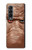 W3940 Leather Mad Face Graphic Paint Hülle Schutzhülle Taschen Flip für Samsung Galaxy Z Fold 3 5G