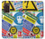 W3960 Safety Signs Sticker Collage Hülle Schutzhülle Taschen Flip für Samsung Galaxy Z Fold2 5G