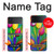 W3926 Colorful Tulip Oil Painting Hülle Schutzhülle Taschen Flip für Samsung Galaxy Z Flip 3 5G