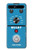 W3962 Guitar Analog Delay Graphic Hülle Schutzhülle Taschen Flip für Samsung Galaxy Z Flip 5G