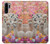 W3916 Alpaca Family Baby Alpaca Hülle Schutzhülle Taschen und Leder Flip für Huawei P30 Pro