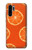 W3946 Seamless Orange Pattern Hülle Schutzhülle Taschen und Leder Flip für Huawei P30 Pro