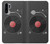 W3952 Turntable Vinyl Record Player Graphic Hülle Schutzhülle Taschen und Leder Flip für Huawei P30 Pro