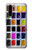 W3956 Watercolor Palette Box Graphic Hülle Schutzhülle Taschen und Leder Flip für Huawei P30 Pro