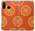 W3946 Seamless Orange Pattern Hülle Schutzhülle Taschen und Leder Flip für Huawei P30 lite