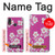 W3924 Cherry Blossom Pink Background Hülle Schutzhülle Taschen und Leder Flip für Huawei P20 Lite