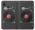 W3952 Turntable Vinyl Record Player Graphic Hülle Schutzhülle Taschen und Leder Flip für Huawei P20 Lite