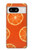 W3946 Seamless Orange Pattern Hülle Schutzhülle Taschen und Leder Flip für Google Pixel 8