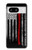 W3958 Firefighter Axe Flag Hülle Schutzhülle Taschen und Leder Flip für Google Pixel 8