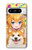 W3918 Baby Corgi Dog Corgi Girl Candy Hülle Schutzhülle Taschen und Leder Flip für Google Pixel 8 pro