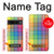 W3942 LGBTQ Rainbow Plaid Tartan Hülle Schutzhülle Taschen und Leder Flip für Google Pixel 7 Pro