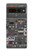 W3944 Overhead Panel Cockpit Hülle Schutzhülle Taschen und Leder Flip für Google Pixel 7 Pro