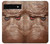 W3940 Leather Mad Face Graphic Paint Hülle Schutzhülle Taschen und Leder Flip für Google Pixel 6a