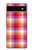 W3941 LGBT Lesbian Pride Flag Plaid Hülle Schutzhülle Taschen und Leder Flip für Google Pixel 6a