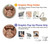 W3940 Leather Mad Face Graphic Paint Hülle Schutzhülle Taschen und Leder Flip für Google Pixel 6