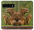 W3917 Capybara Family Giant Guinea Pig Hülle Schutzhülle Taschen und Leder Flip für Google Pixel 6 Pro
