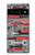 W3921 Bike Repair Tool Graphic Paint Hülle Schutzhülle Taschen und Leder Flip für Google Pixel 6 Pro