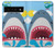 W3947 Shark Helicopter Cartoon Hülle Schutzhülle Taschen und Leder Flip für Google Pixel 6 Pro