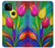 W3926 Colorful Tulip Oil Painting Hülle Schutzhülle Taschen und Leder Flip für Google Pixel 5A 5G