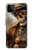 W3949 Steampunk Skull Smoking Hülle Schutzhülle Taschen und Leder Flip für Google Pixel 5A 5G