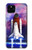 W3913 Colorful Nebula Space Shuttle Hülle Schutzhülle Taschen und Leder Flip für Google Pixel 5