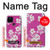 W3924 Cherry Blossom Pink Background Hülle Schutzhülle Taschen und Leder Flip für Google Pixel 5