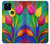 W3926 Colorful Tulip Oil Painting Hülle Schutzhülle Taschen und Leder Flip für Google Pixel 5
