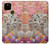 W3916 Alpaca Family Baby Alpaca Hülle Schutzhülle Taschen und Leder Flip für Google Pixel 4a 5G