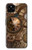 W3927 Compass Clock Gage Steampunk Hülle Schutzhülle Taschen und Leder Flip für Google Pixel 4a 5G