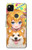 W3918 Baby Corgi Dog Corgi Girl Candy Hülle Schutzhülle Taschen und Leder Flip für Google Pixel 4a