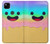 W3939 Ice Cream Cute Smile Hülle Schutzhülle Taschen und Leder Flip für Google Pixel 4a