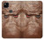 W3940 Leather Mad Face Graphic Paint Hülle Schutzhülle Taschen und Leder Flip für Google Pixel 4a