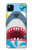 W3947 Shark Helicopter Cartoon Hülle Schutzhülle Taschen und Leder Flip für Google Pixel 4a