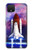 W3913 Colorful Nebula Space Shuttle Hülle Schutzhülle Taschen und Leder Flip für Google Pixel 4