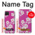 W3924 Cherry Blossom Pink Background Hülle Schutzhülle Taschen und Leder Flip für Google Pixel 4