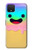 W3939 Ice Cream Cute Smile Hülle Schutzhülle Taschen und Leder Flip für Google Pixel 4