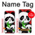 W3929 Cute Panda Eating Bamboo Hülle Schutzhülle Taschen und Leder Flip für Google Pixel 3a