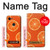 W3946 Seamless Orange Pattern Hülle Schutzhülle Taschen und Leder Flip für Google Pixel 3a