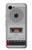 W3953 Vintage Cassette Player Graphic Hülle Schutzhülle Taschen und Leder Flip für Google Pixel 3a