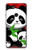 W3929 Cute Panda Eating Bamboo Hülle Schutzhülle Taschen und Leder Flip für Google Pixel 3 XL