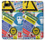 W3960 Safety Signs Sticker Collage Hülle Schutzhülle Taschen und Leder Flip für Google Pixel 3 XL