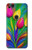 W3926 Colorful Tulip Oil Painting Hülle Schutzhülle Taschen und Leder Flip für Google Pixel 2