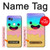 W3939 Ice Cream Cute Smile Hülle Schutzhülle Taschen und Leder Flip für Google Pixel 2 XL