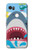W3947 Shark Helicopter Cartoon Hülle Schutzhülle Taschen und Leder Flip für Google Pixel 2 XL