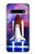 W3913 Colorful Nebula Space Shuttle Hülle Schutzhülle Taschen und Leder Flip für LG V60 ThinQ 5G