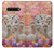 W3916 Alpaca Family Baby Alpaca Hülle Schutzhülle Taschen und Leder Flip für LG V60 ThinQ 5G