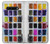 W3956 Watercolor Palette Box Graphic Hülle Schutzhülle Taschen und Leder Flip für LG V60 ThinQ 5G