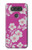 W3924 Cherry Blossom Pink Background Hülle Schutzhülle Taschen und Leder Flip für LG V20