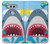 W3947 Shark Helicopter Cartoon Hülle Schutzhülle Taschen und Leder Flip für LG V20